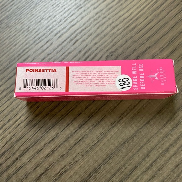 Jeffree Star Velour Liquid Lipstick - Poinsettia Metallic Red - New in Box - Picture 5 of 10